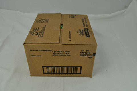 Cascadian Farm Chocolate Chip Chewy Granola Bar, 7.4 Ounce -- 12 per case.