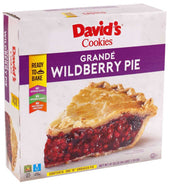 Foxtail David Cookies Unbaked Grande Wild Berry Pie, 47 Ounce -- 6 per case