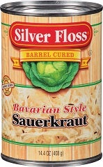 Silver Floss Bavarian Style Sauerkraut, 14.5 Ounce -- 24 per case.
