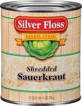 Silver Floss Shredded Sauerkraut -- 28 oz. can, 12 cans per case.