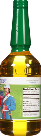 Major Peters Imported Lime Juice Plastic, 1 Liter -- 6 Case