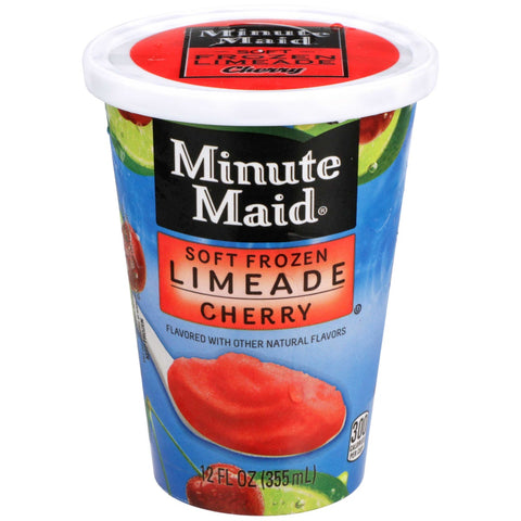 Minute Maid Soft Frozen Cherry Limeade Cups, 12 Ounce -- 12 per case.