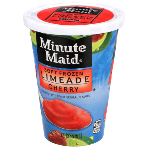 Minute Maid Soft Frozen Cherry Limeade Cups, 12 Ounce -- 12 per case.