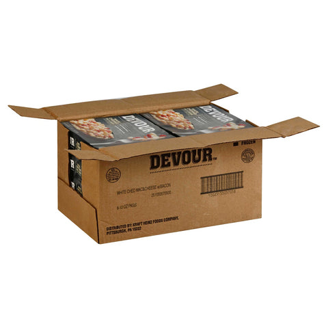 Devour White Cheddar Mac and Cheese with Bacon, 12 Ounce -- 8 per case.