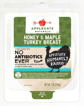 Applegate Natural Honey Maple Sliced Turkey Breast, 7 Ounce -- 12 per case