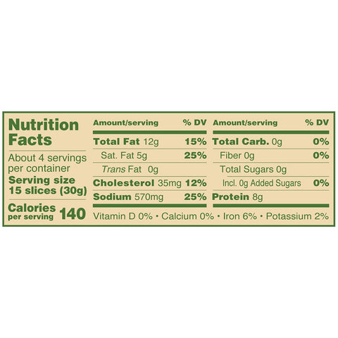 Applegate Natural Uncured Pork and Beef Pepperoni, 4 Ounce -- 16 per case.