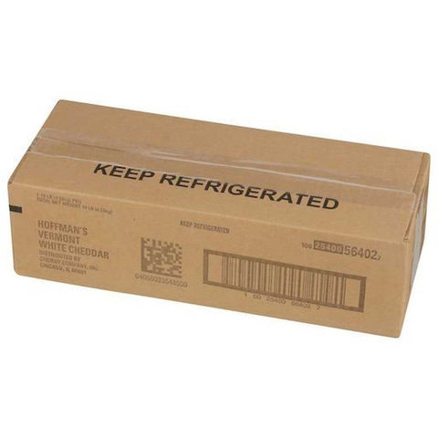 Hoffman White Vermont Sharp Cheddar Cheese, 10 Pound