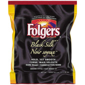 Folgers Black Silk Dark Roast Ground Coffee, 1.4 Ounce -- 150 per case.