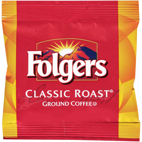 Folgers Classic Roast Ground Coffee - 1.05 oz. pack, 150 packs per case