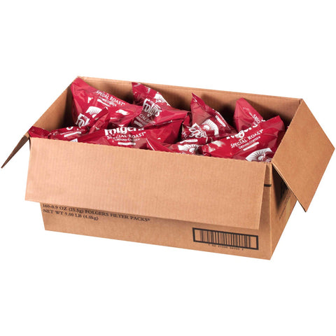 Folgers Special Roast Regular Ground Coffee, 0.9 Ounce -- 160 per case.