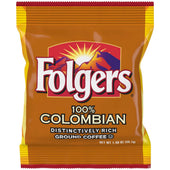 Folgers Colombian Ground Coffee, 1.4 Ounce -- 150 per case.