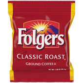 Folgers Classic Roast Ground Coffee, 1.4 Ounce -- 150 per case.