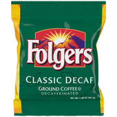 Folgers Decaffeinated Classic Roast Ground Coffee, 1.4 Ounce -- 92 per case.