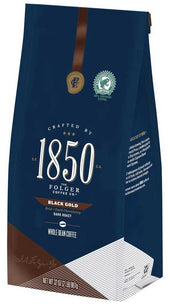 Folgers 1850 Black Gold Whole Bean Coffee, 2 Pound -- 4 per case