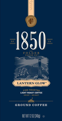 Folgers Lantern Glow Mild Roast Ground Coffee, 12 Ounce -- 6 per case.