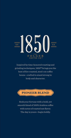 Folgers Pioneer Blend Medium Roast Ground Coffee, 12 Ounce -- 6 per case.