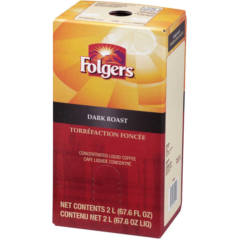 Folgers Dark Roast Coffee Liquid, 2 Liter -- 2 per case.