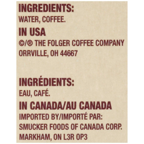 Folgers 100 Percent Colombian Coffee Liquid, 2 Liter - 2 per pack.