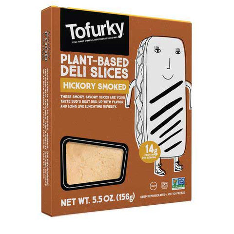 Tofurky Hickory Smoked Deli Slices, 5.5 Ounce -- 6 per case.