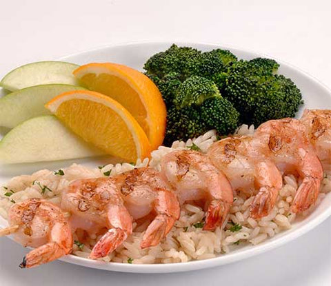 Tampa Maid Peeled and Deveined Shrimp Kabob -- 60 per case.