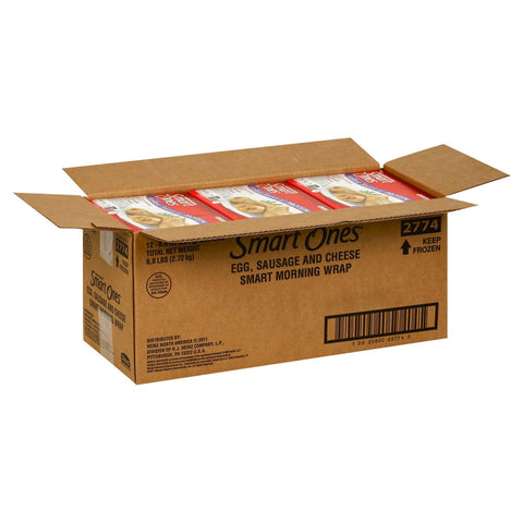 Smart Ones Egg Sausage and Cheese Smart Morning Wrap, 8 Ounce -- 12 per case.