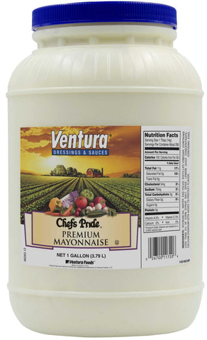 Chefs Pride No Trans Fat Premium Mayonnaise, 1 Gallon Jar -- 4 per case.