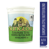 SunGlow European Style Whipped Butter Blend, 3.5 Pound -- 6 per case