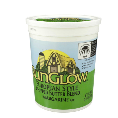 SunGlow European Style Whipped Butter Blend, 3.5 Pound -- 6 per case