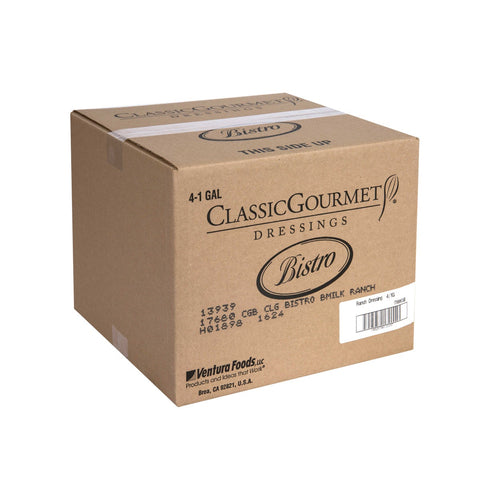 Ventura Foods Classic Gourmet Bistro Buttermilk Ranch Salad Dressing, 1 Gallon -- 4 per case