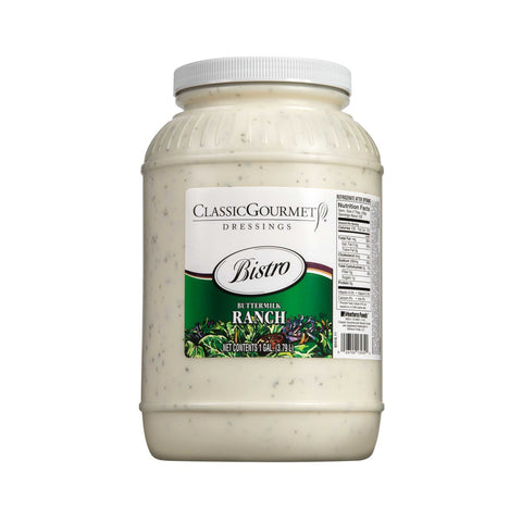 Ventura Foods Classic Gourmet Bistro Buttermilk Ranch Salad Dressing, 1 Gallon -- 4 per case