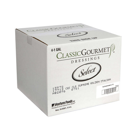 Ventura Foods Classic Gourmet Select Supreme Golden Italian Salad Dressing, 4 Gallon.