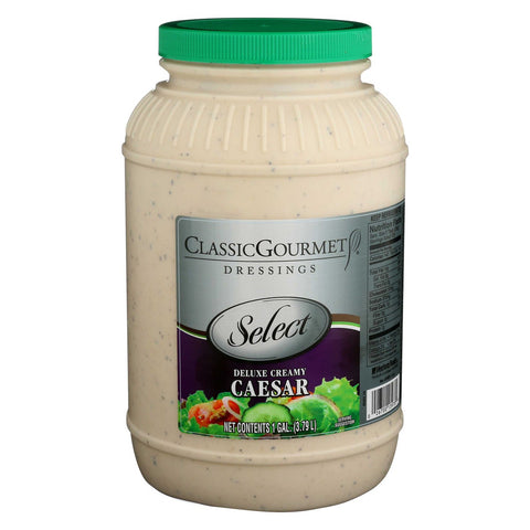 Ventura Foods Classic Gourmet Select Deluxe Creamy Caesar Dressing, 4 Gallon.