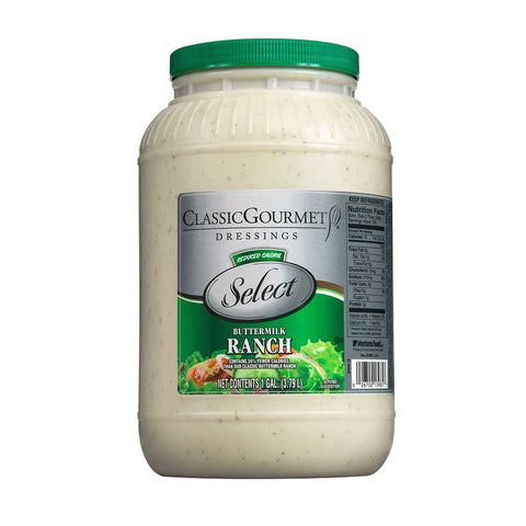 Ventura Foods Classic Gourmet Select Buttermilk Ranch Dressing, 1 Gallon -- 4 per case