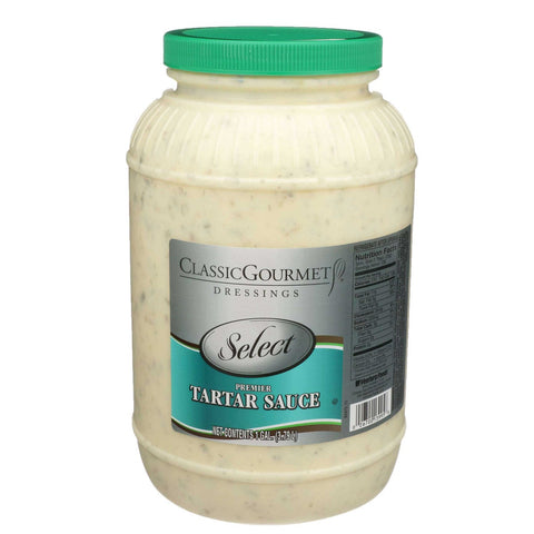 Classic Gourmet Premier Tartar Sauce, 1 Gallon Jar -- 4 per case