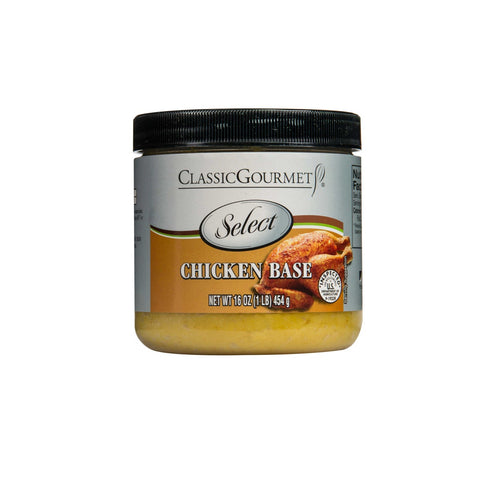 Classic Gourmet Select Chicken Base, 1 Pound -- 12 per case.