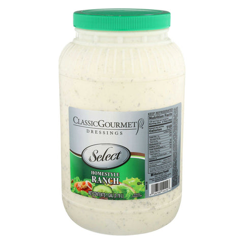 Classic Gourmet Homestyle Ranch Dressing, 1 Gallon -- 4 per case.