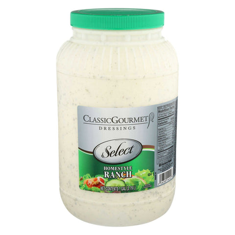 Classic Gourmet Homestyle Ranch Dressing, 1 Gallon -- 4 per case.