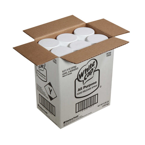 White Cap All Purpose Pan Spray, 1.34 Pound -- 6 per case.