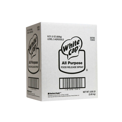 White Cap All Purpose Pan Spray, 1.34 Pound -- 6 per case.