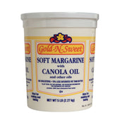 Gold n Sweet Soft Margarine with Canola Oil, 5 Pound -- 6 per case.