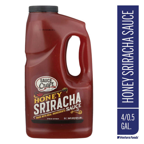 Sauce Craft Honey Sriracha Sauce, 0.5 Gallon -- 4 per case.