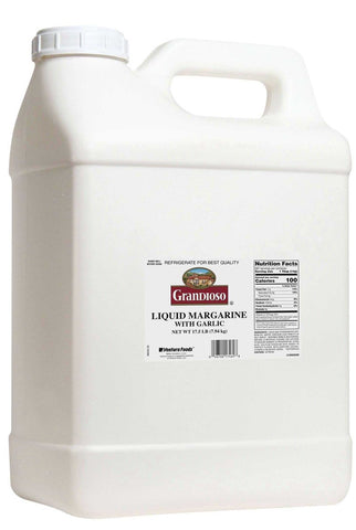 Gold N Sweet Liquid Margarine with Garlic, 17.5 Pound Jug -- 2 per case