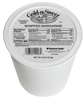 Gold N Sweet Whipped Margarine, 4 Pound Tub -- 6 per case