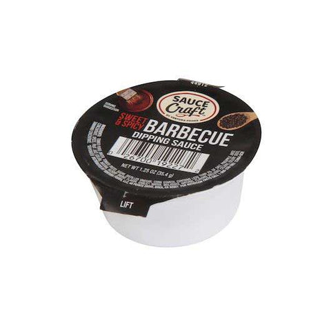 Sauce Craft Barbecue Sweet and Spicy Sauce Cup, 1.25 Ounce -- 96 per case