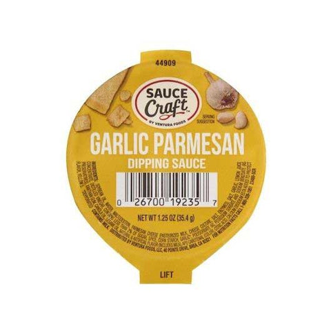 Sauce Craft Garlic Parmesan Wing Sauce Cup, 1.25 Ounce -- 96 per case