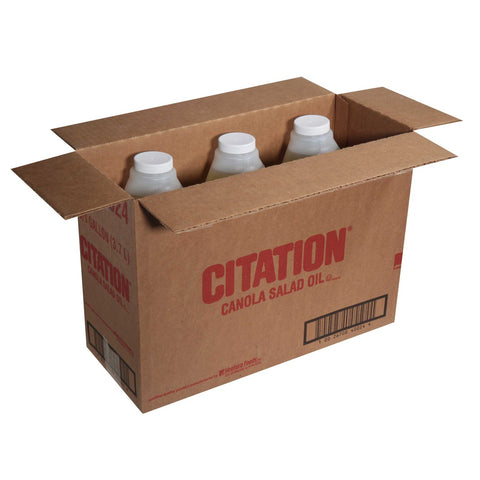 Citation Canola Salad Oil -- 3 Case 1 Gallon