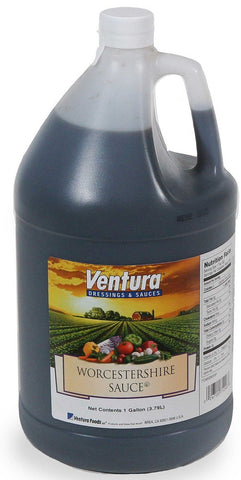 Ventura No Trans Fat Worcestershire Sauce, 1 Gallon Jug -- 4 per case