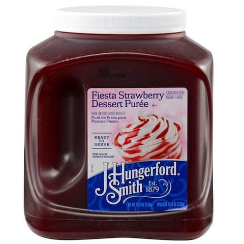 Jhs Fiesta Strawberry Dessert Puree, 118 Ounce -- 3 per case