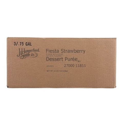 Jhs Fiesta Strawberry Dessert Puree, 118 Ounce -- 3 per case