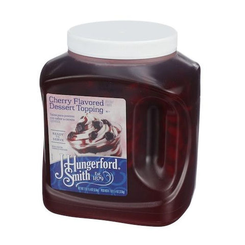 Jhs Cherry Flavored Dessert Topping, 123.4 Ounce -- 3 per case